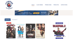 Desktop Screenshot of cinemas.com.ni